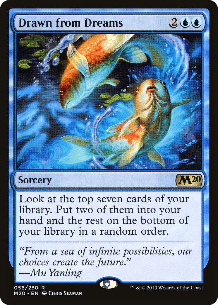 Drawn from Dreams (M20-056) - Core Set 2020 Foil
