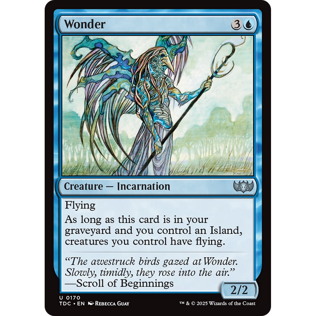 Wonder (TDC-170) - Commander: Tarkir: Dragonstorm