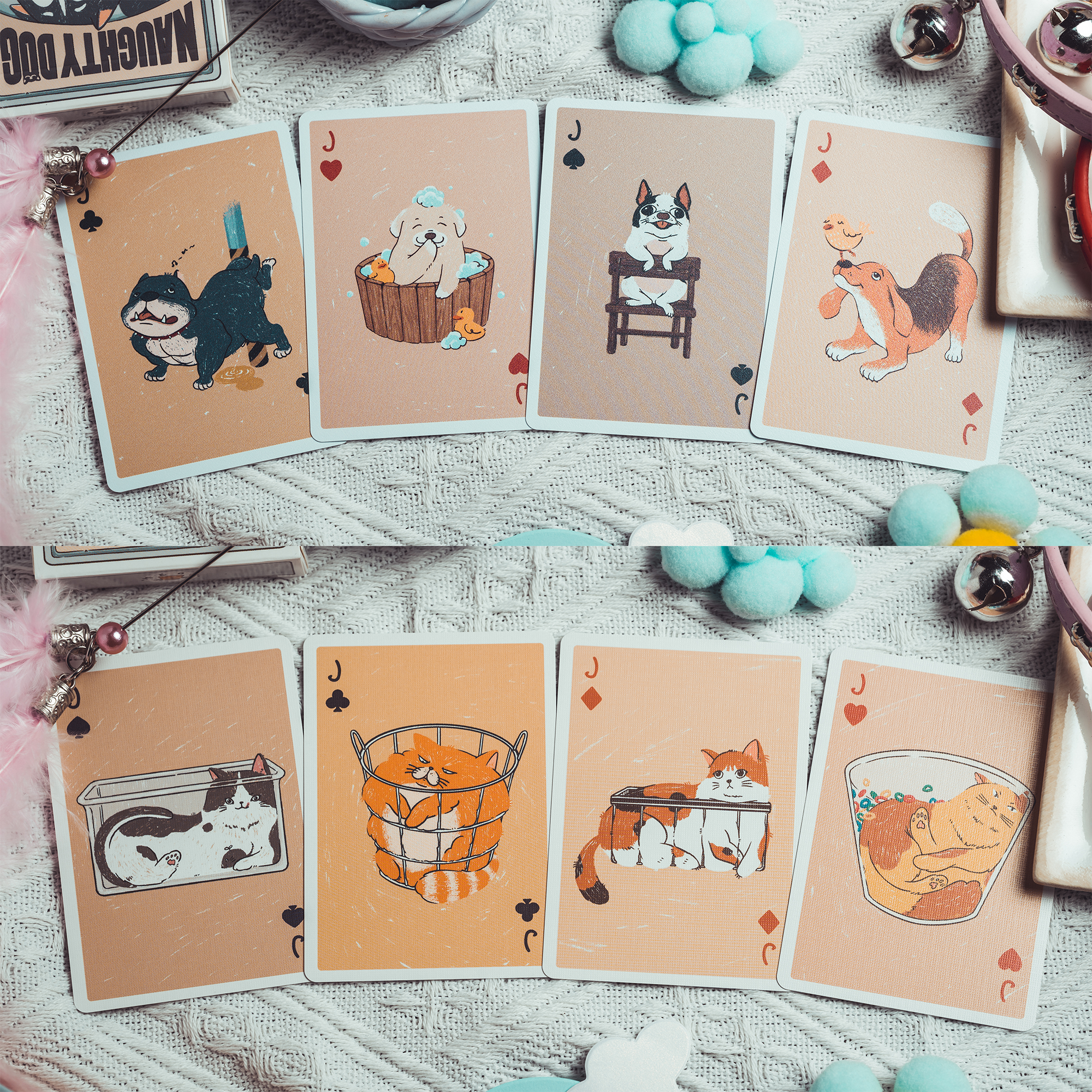 Naughty Dog & Liquid Cat Playing Cards: Naughty Dog