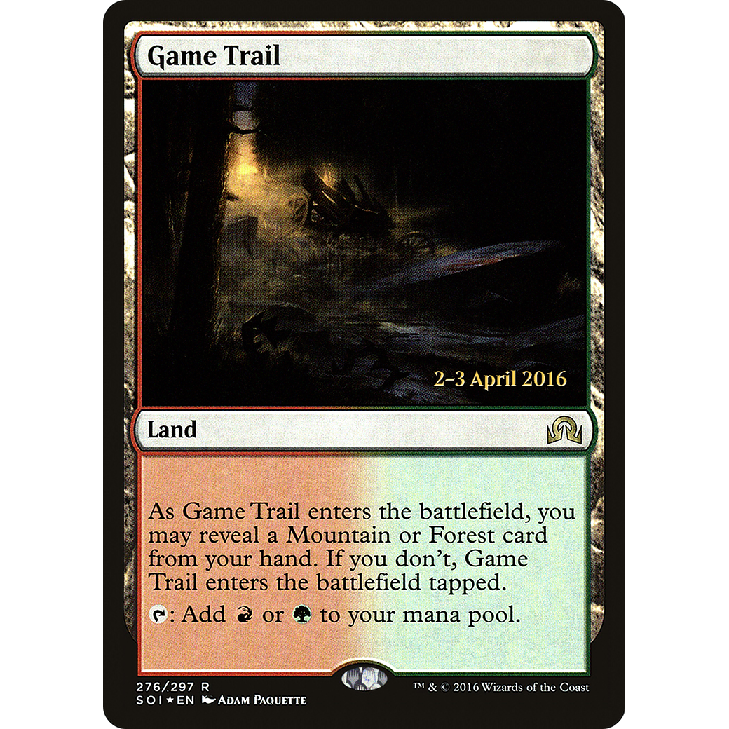 Game Trail (PRE-276) - Shadows over Innistrad Promos Foil