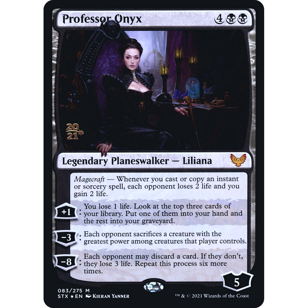 Professor Onyx (PRE-083) - Strixhaven: School of Mages Promos Foil
