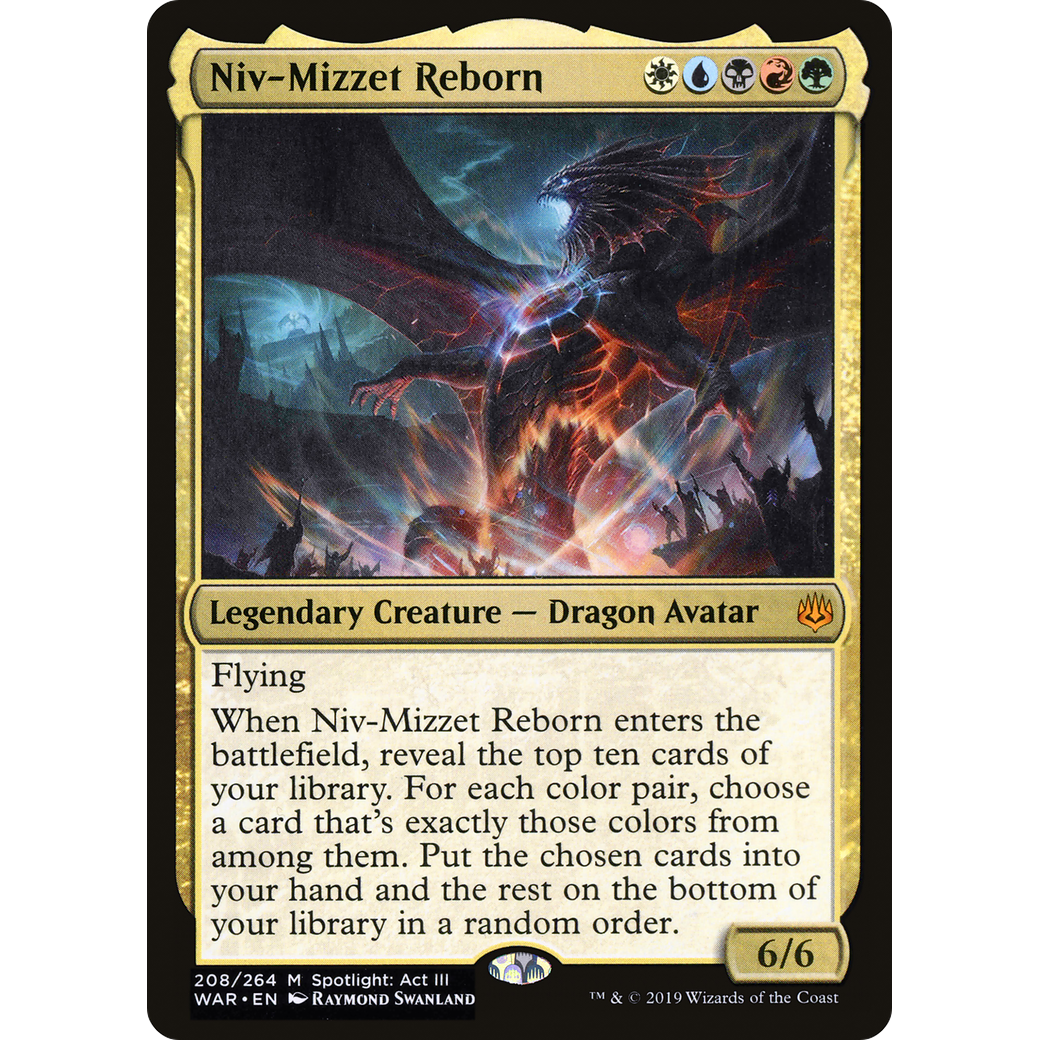 Niv-Mizzet Reborn (WAR-208) - War of the Spark Foil