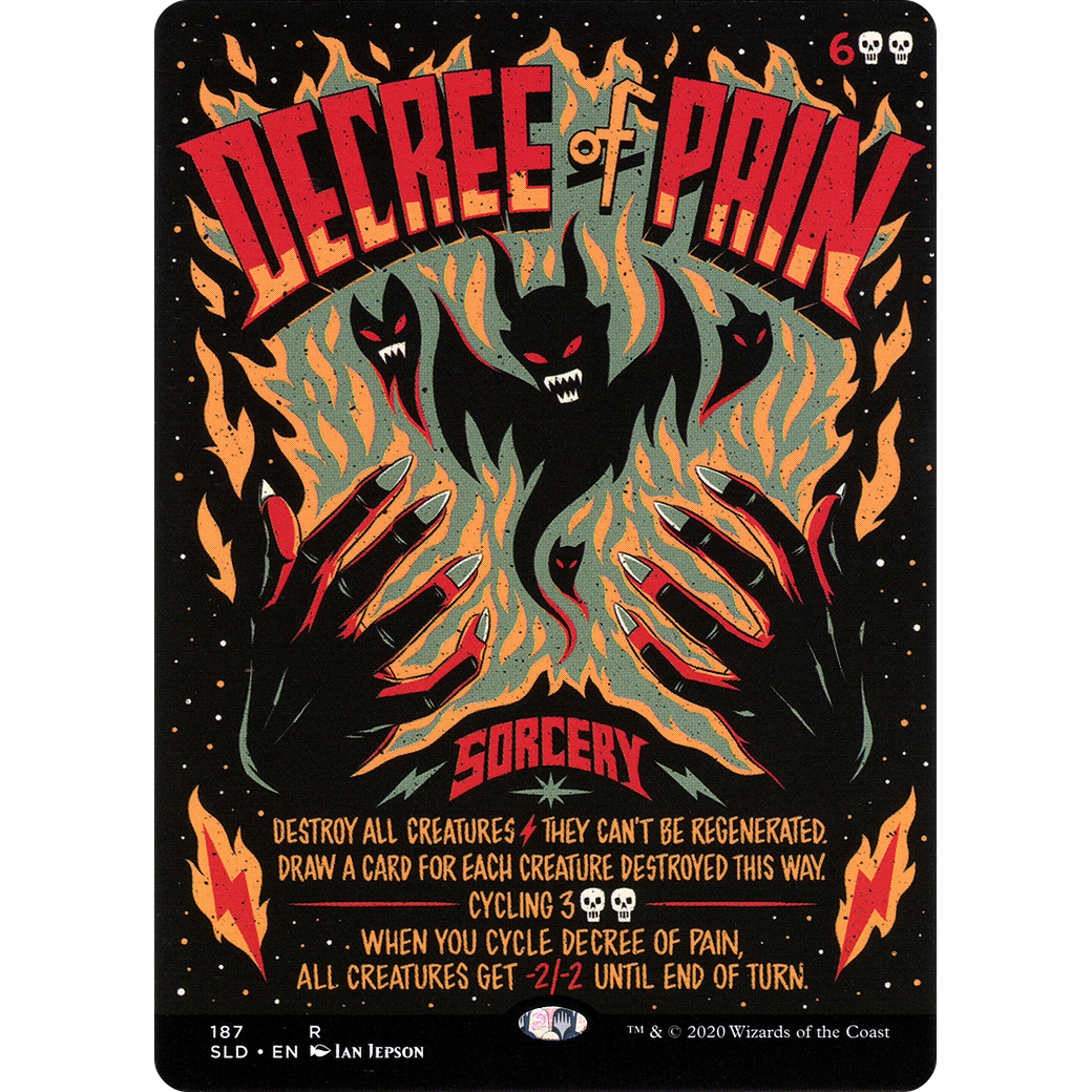 Decree of Pain (SLD-187) - Secret Lair Drop (Borderless)