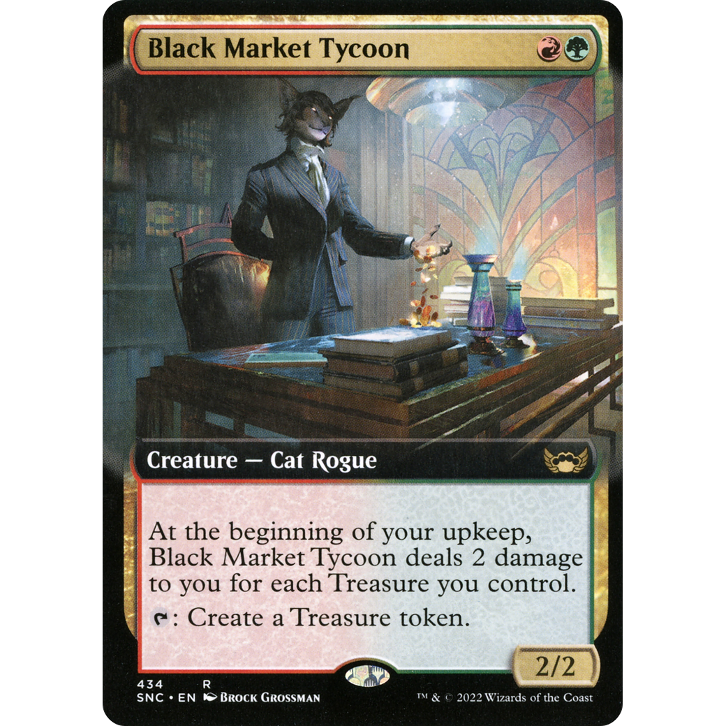 Black Market Tycoon (Extended Art) (SNC-434) - Streets of New Capenna: (Extended Art) Foil