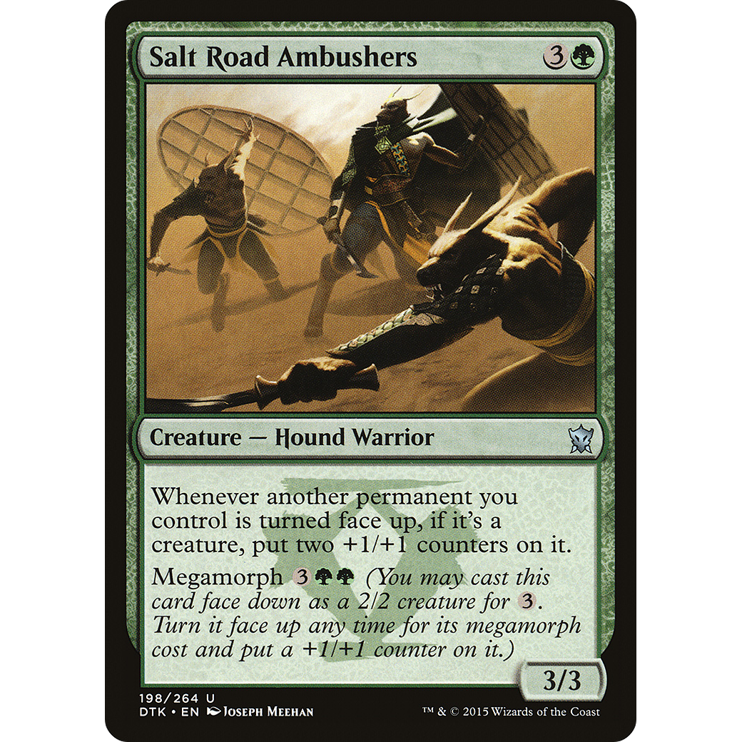 Salt Road Ambushers (DTK-198) - Dragons of Tarkir Foil