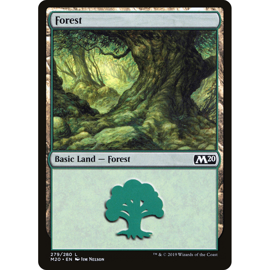 Forest (279) (M20-279) - Core Set 2020 Foil