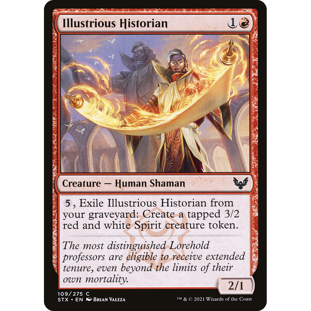 Illustrious Historian (STX-109) - Strixhaven: School of Mages Foil
