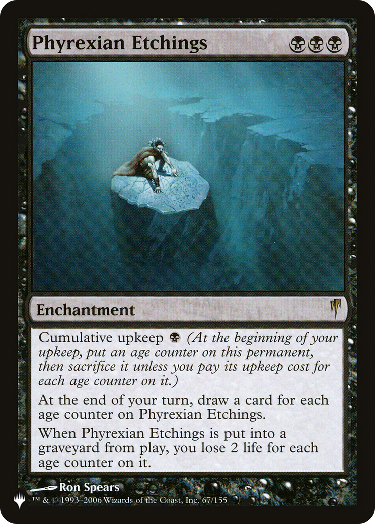 Phyrexian Etchings (LIST-67/155) - The List