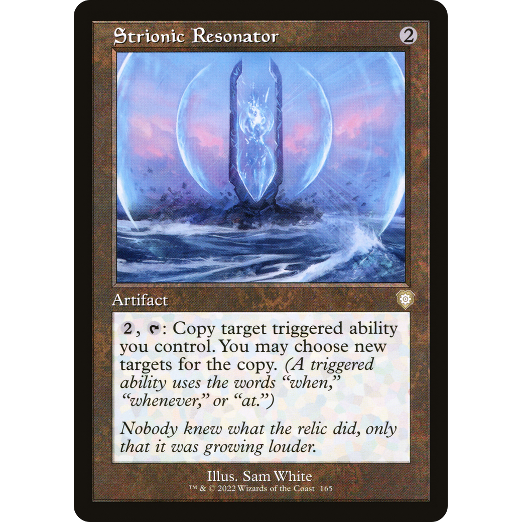 Strionic Resonator (Retro Frame) (BRC-165) - The Brothers' War Commander