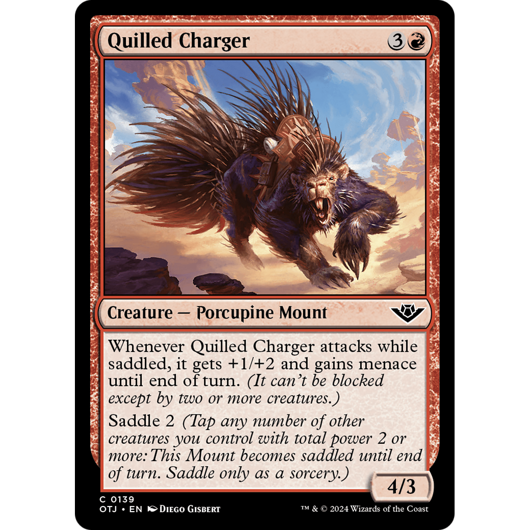 Quilled Charger (OTJ-139) - Outlaws of Thunder Junction Foil