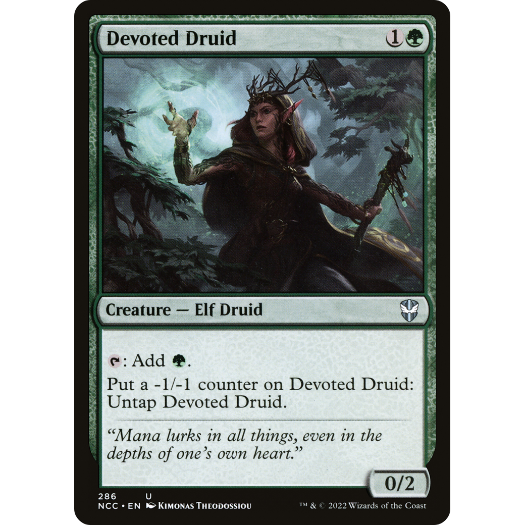 Devoted Druid (NCC-286) - New Capenna Commander