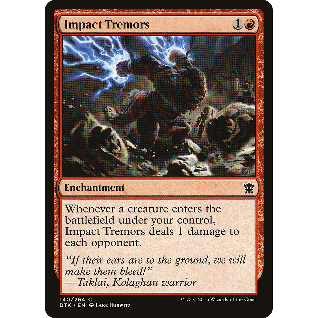 Impact Tremors (DTK-140) - Dragons of Tarkir