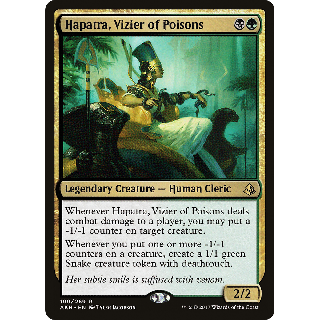 Hapatra, Vizier of Poisons (AKH-199) - Amonkhet