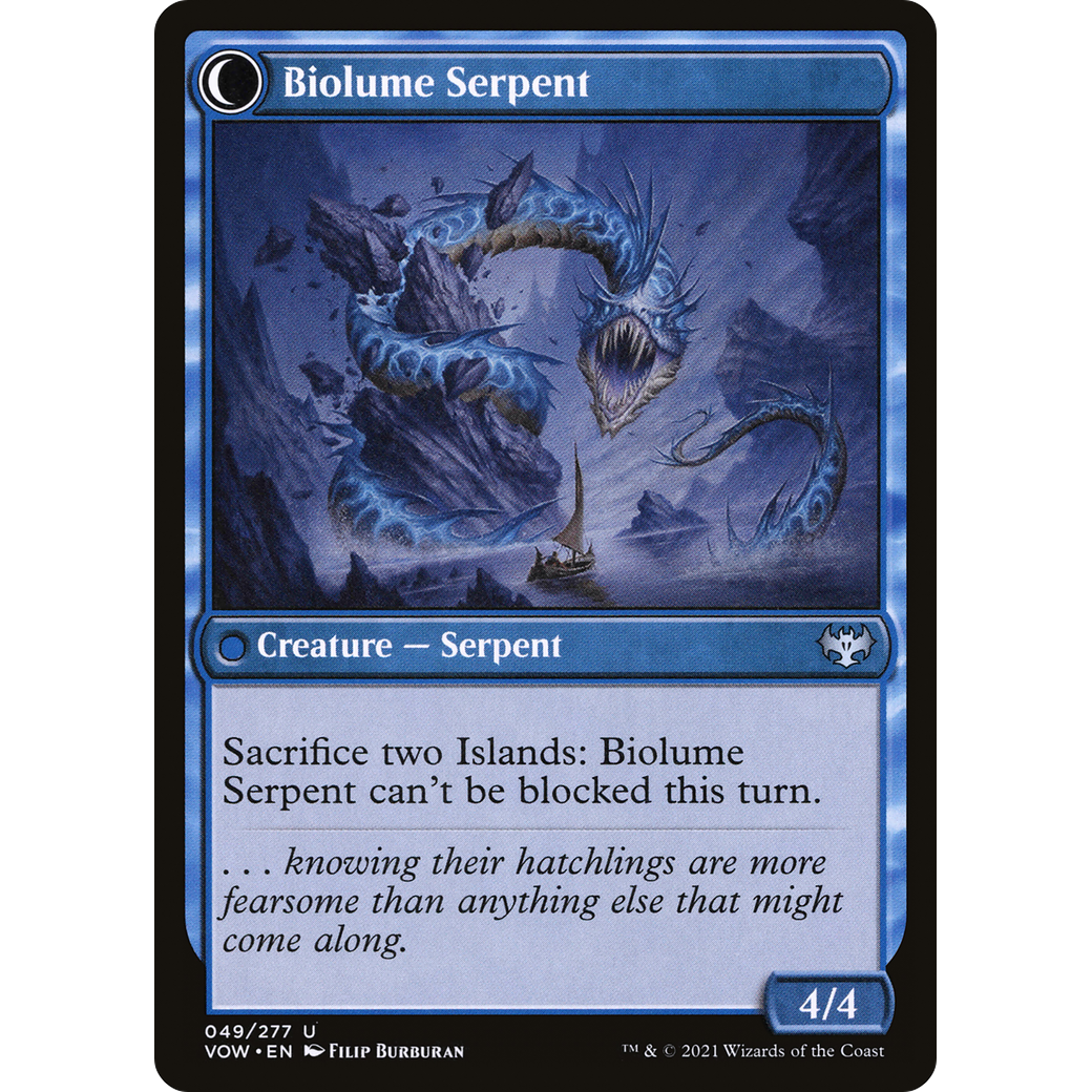 Biolume Egg (VOW-049) - Innistrad: Crimson Vow: (Double Faced Transform) Foil