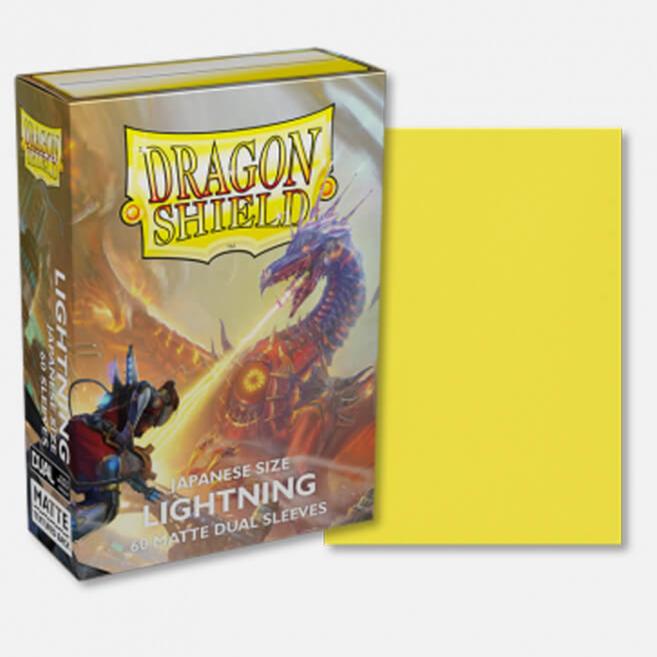 Dragon Shield Japanese Size 60ct Dual Matte Sleeves: Lightning