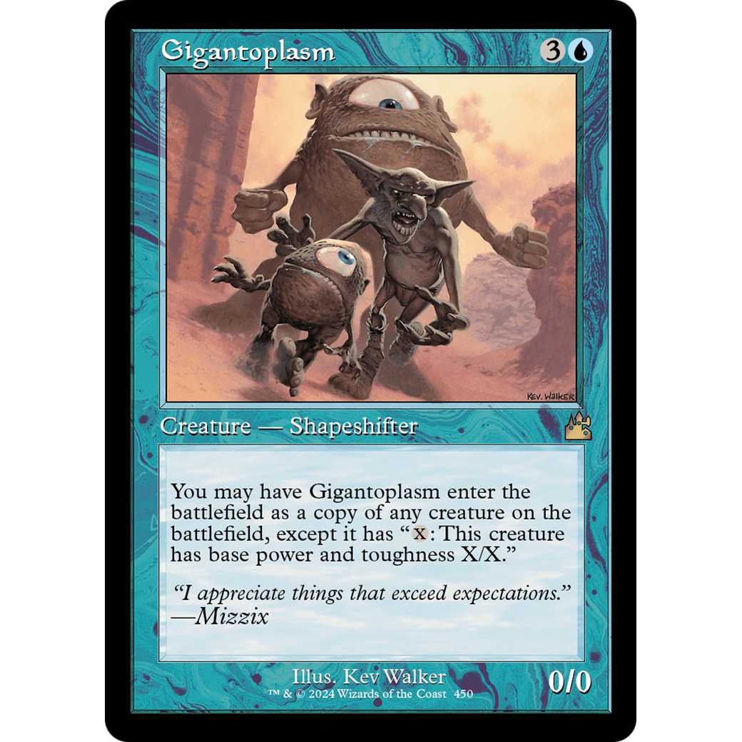 Gigantoplasm (RVR-450) - Ravnica Remastered Foil