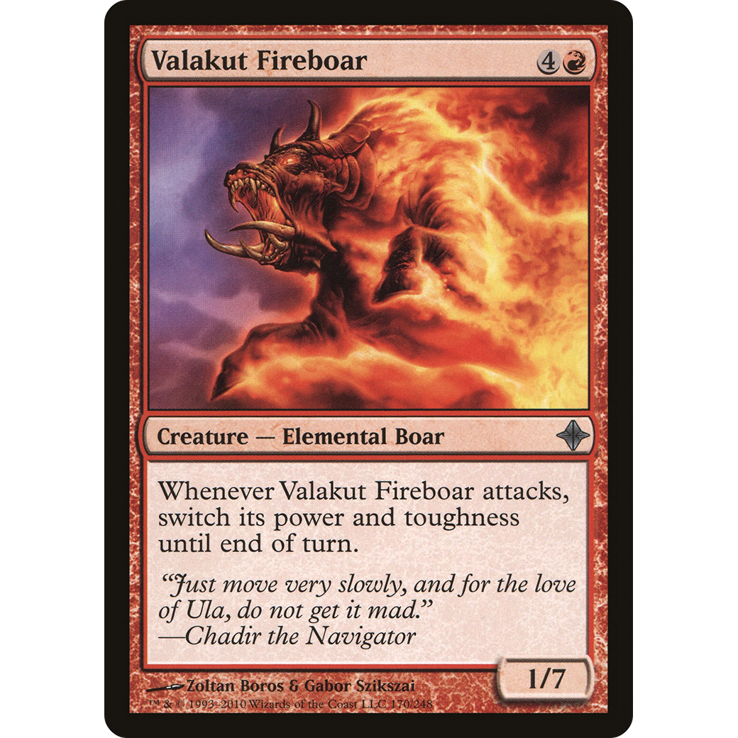 Valakut Fireboar (ROE-170) - Rise of the Eldrazi