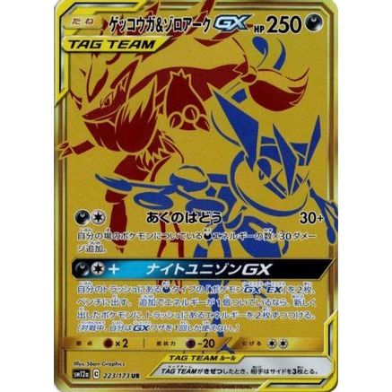 Greninja & Zoroark GX - 223/173 (223/173) - SM12a TAG TEAM GX Tag All Stars Holofoil