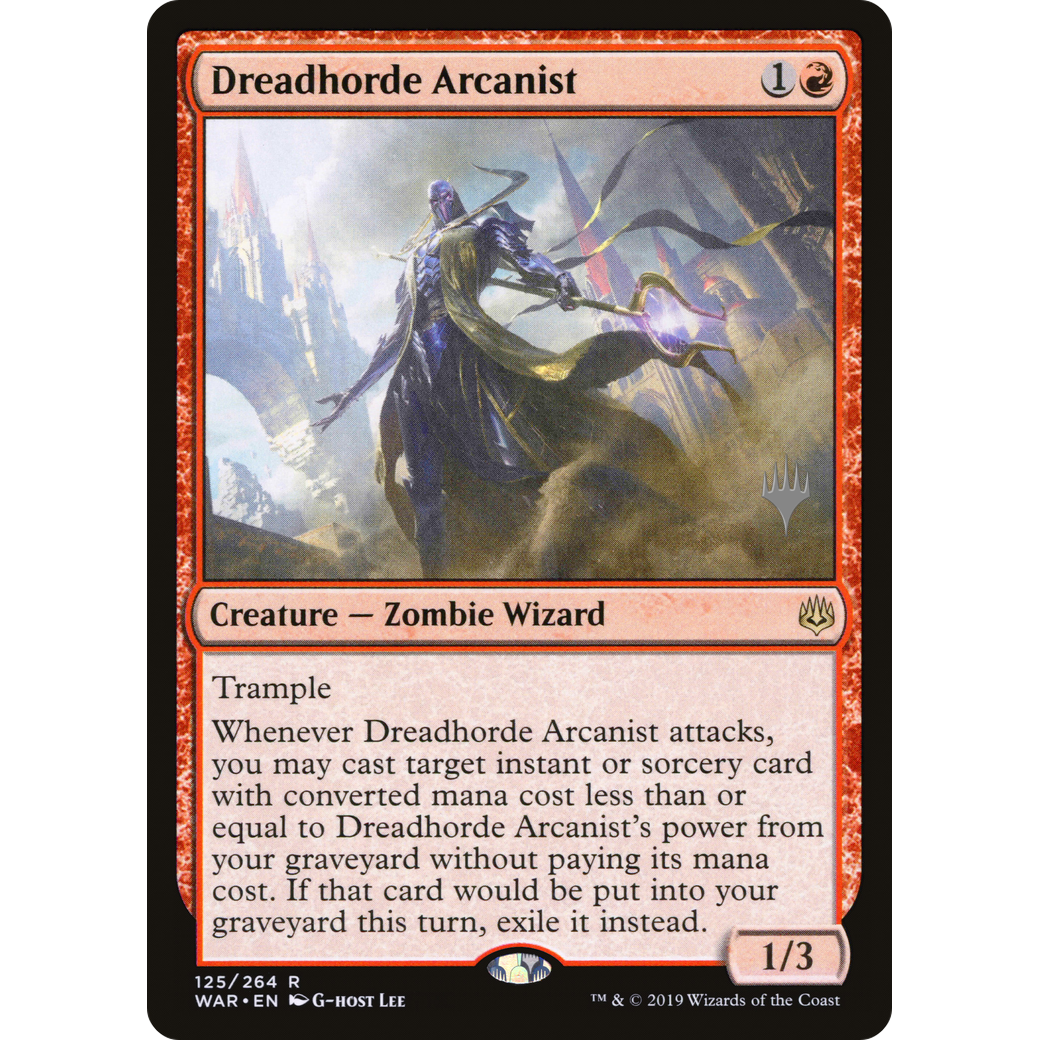 Dreadhorde Arcanist (PPELD-125) - War of the Spark Promos