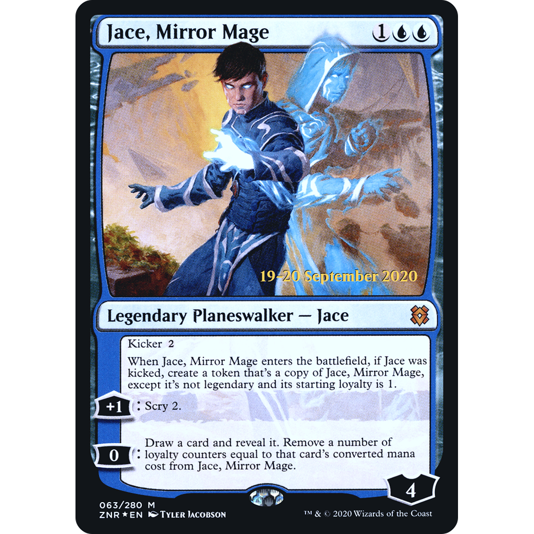 Jace, Mirror Mage (PRE-063) - Zendikar Rising Promos Foil