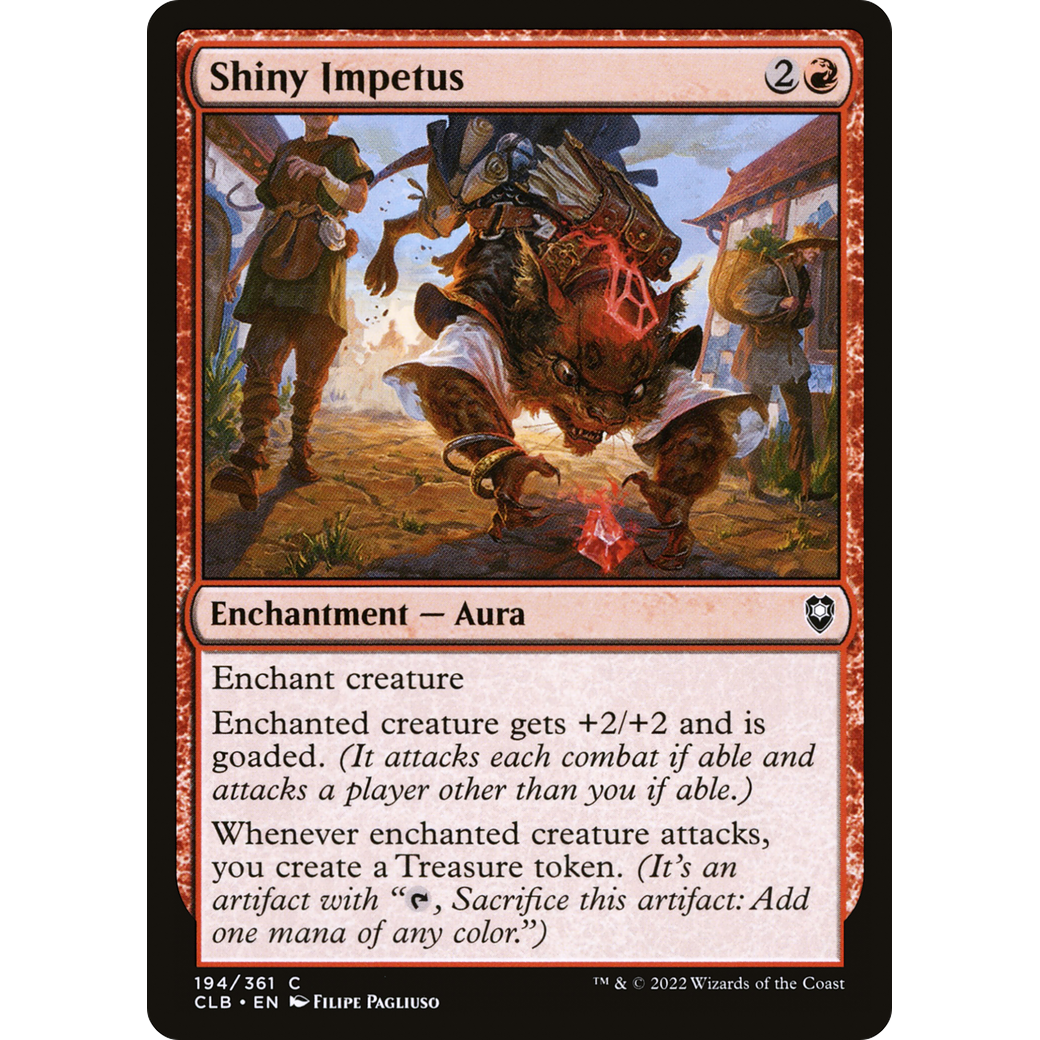 Shiny Impetus (CLB-194) - Commander Legends: Battle for Baldur's Gate Foil