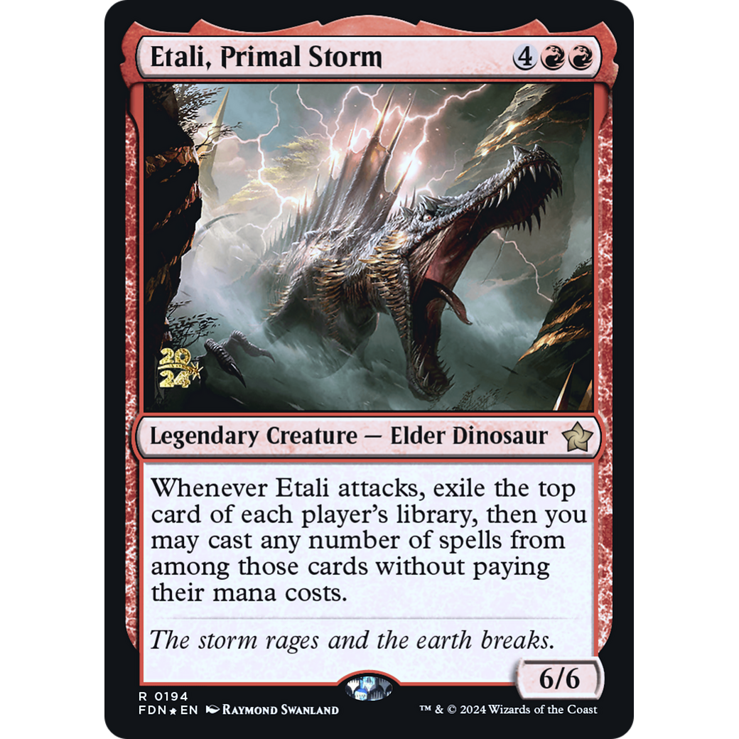 Etali, Primal Storm (PRE-194S) - Foundations Promos Foil