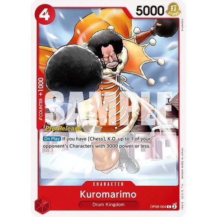 Kuromarimo (OP08-004) - Two Legends Pre-Release Cards