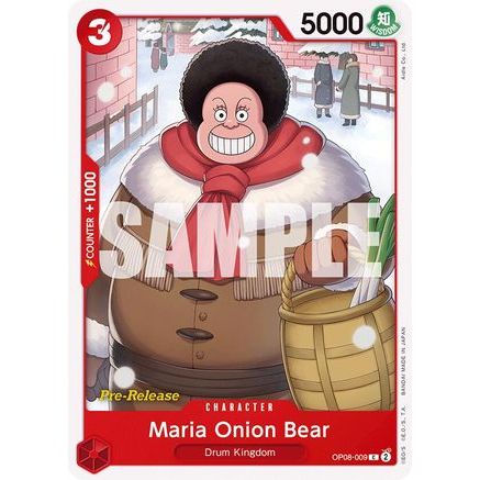 Maria Onion Bear (OP08-009) - Two Legends Pre-Release Cards