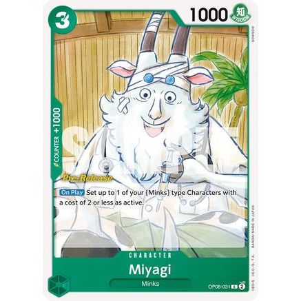 Miyagi (OP08-031) - Two Legends Pre-Release Cards