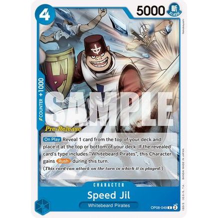 Speed Jil (OP08-049) - Two Legends Pre-Release Cards