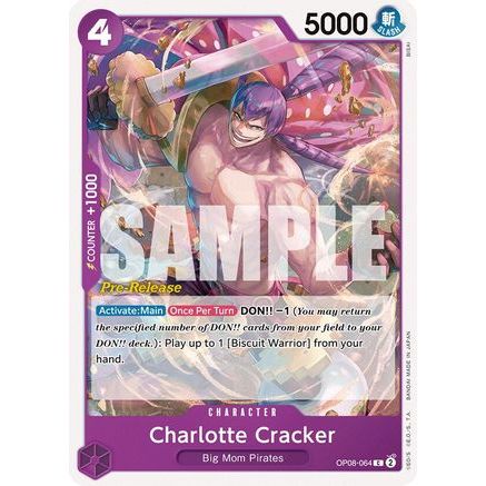 Charlotte Cracker (OP08-064) - Two Legends Pre-Release Cards