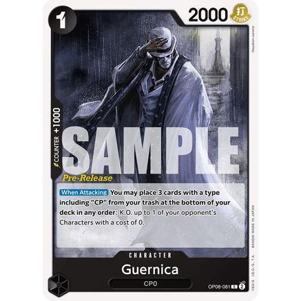 Guernica (OP08-081) - Two Legends Pre-Release Cards