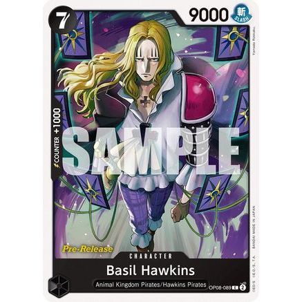 Basil Hawkins (OP08-089) - Two Legends Pre-Release Cards