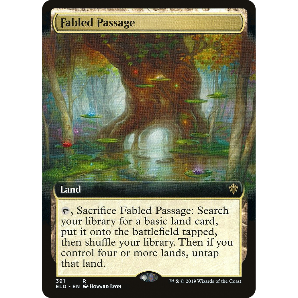 Fabled Passage (Extended Art) (ELD-391) - Throne of Eldraine: (Extended Art)