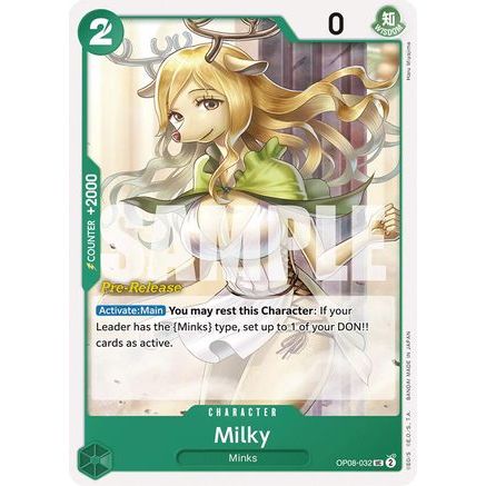Milky (OP08-032) - Two Legends Pre-Release Cards