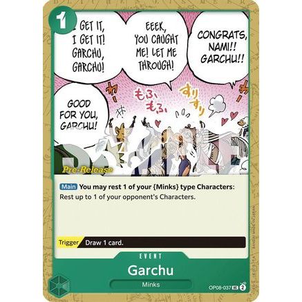 Garchu (OP08-037) - Two Legends Pre-Release Cards