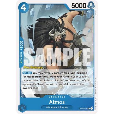 Atmos (OP08-040) - Two Legends Pre-Release Cards