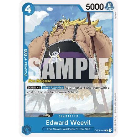 Edward Weevil (OP08-042) - Two Legends Pre-Release Cards