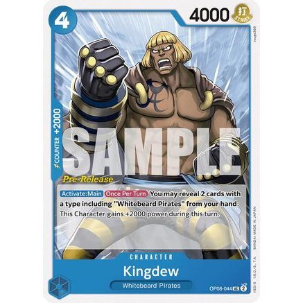 Kingdew (OP08-044) - Two Legends Pre-Release Cards