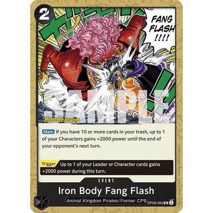 Iron Body Fang Flash (OP08-095) - Two Legends Pre-Release Cards