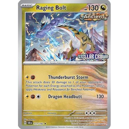 Raging Bolt (Cosmo Holo) (Best Buy) 111 - Miscellaneous Cards & Products Holofoil
