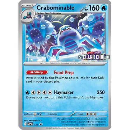 Crabominable - 134 134 - SV Scarlet & Violet Promo Cards Holofoil
