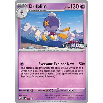 Drifblim - 135 135 - SV Scarlet & Violet Promo Cards Holofoil