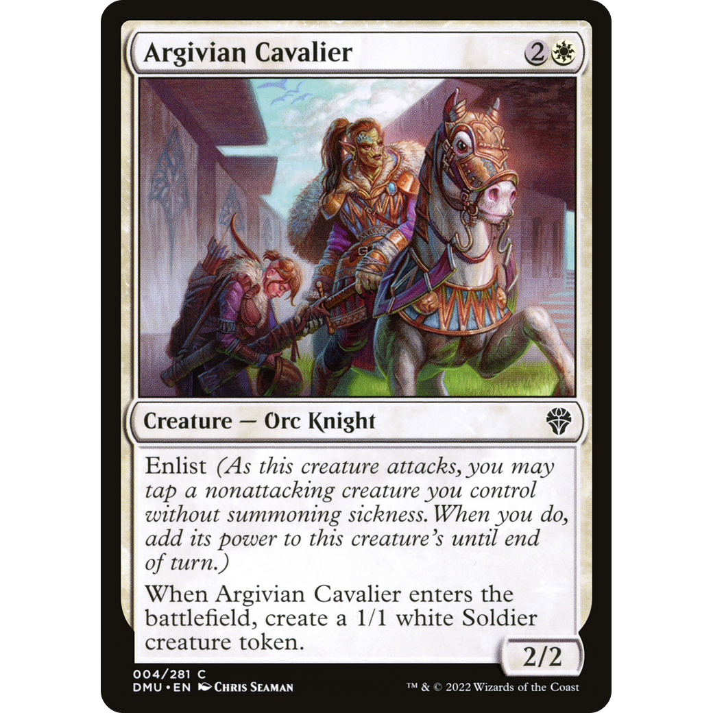 Argivian Cavalier (DMU-004) - Dominaria United Foil