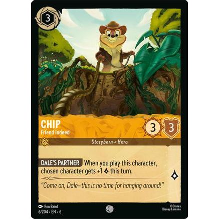 Chip - Friend Indeed (6/204) - Azurite Sea Cold Foil