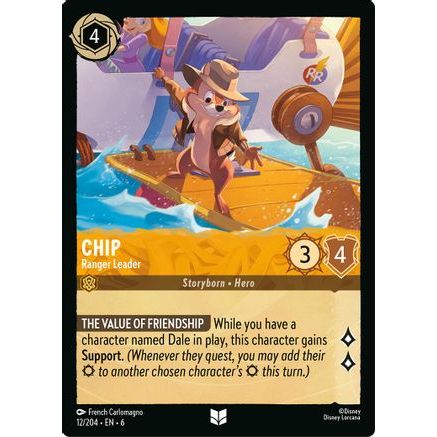 Chip - Ranger Leader (12/204) - Azurite Sea Cold Foil