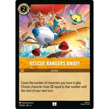 Rescue Rangers Away! (29/204) - Azurite Sea Cold Foil