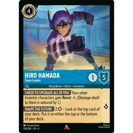 Hiro Hamada - Team Leader (154/204) - Azurite Sea Cold Foil