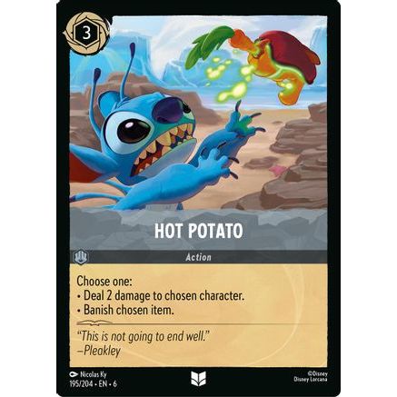 Hot Potato (195/204) - Azurite Sea Cold Foil