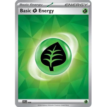 Basic Grass Energy 9 - SV07 Stellar Crown Holofoil